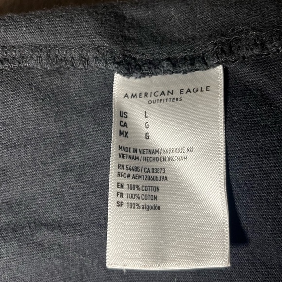 American Eagle Super Soft Standard Fit Long Sleeve T-Shirt Mens Large - Picture 5 of 8